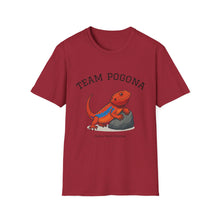 Load image into Gallery viewer, Team Pogona - A Bearded Dragon Lovers New Favorite Unisex Softstyle T-Shirt
