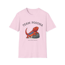 Load image into Gallery viewer, Team Pogona - A Bearded Dragon Lovers New Favorite Unisex Softstyle T-Shirt