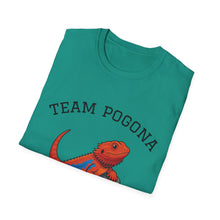 Load image into Gallery viewer, Team Pogona - A Bearded Dragon Lovers New Favorite Unisex Softstyle T-Shirt