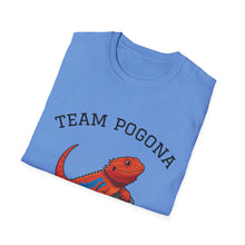 Load image into Gallery viewer, Team Pogona - A Bearded Dragon Lovers New Favorite Unisex Softstyle T-Shirt
