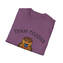 Load image into Gallery viewer, Team Tiliqua T-Shirt — Blue-Tongued Skink Lover Super Soft Tee