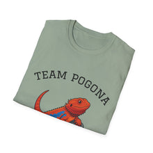Load image into Gallery viewer, Team Pogona - A Bearded Dragon Lovers New Favorite Unisex Softstyle T-Shirt

