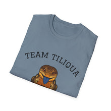 Load image into Gallery viewer, Team Tiliqua T-Shirt — Blue-Tongued Skink Lover Super Soft Tee
