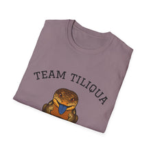 Load image into Gallery viewer, Team Tiliqua T-Shirt — Blue-Tongued Skink Lover Super Soft Tee
