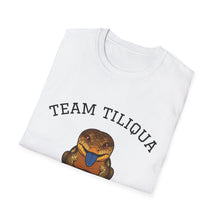 Load image into Gallery viewer, Team Tiliqua T-Shirt — Blue-Tongued Skink Lover Super Soft Tee
