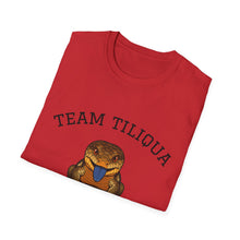 Load image into Gallery viewer, Team Tiliqua T-Shirt — Blue-Tongued Skink Lover Super Soft Tee
